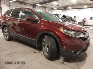 2019 Honda CR-V EX with VIN 5J6RW2H55KL021343, listed as a IAAI auction lot 41599161 with 75,727 mi miles. Bid and sale history available at carsss.com. Image 1.