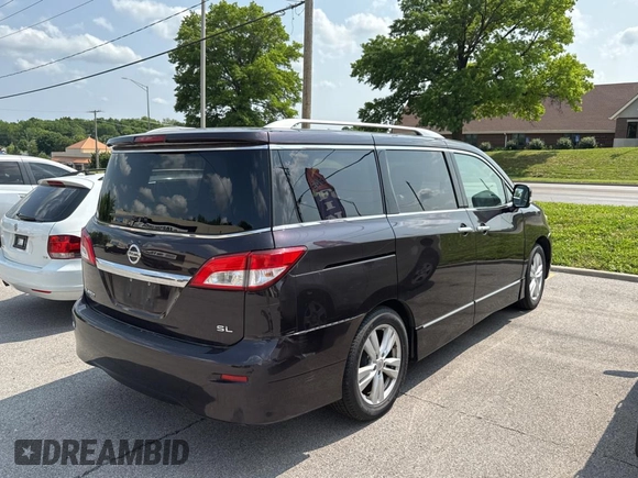 2011 Nissan Quest SL with VIN JN8AE2KP2B9007028, listed as a Copart auction lot 59522215 with 171,512 mi miles and Clean title. Bid and sale history available at DreamBid. Image 4.