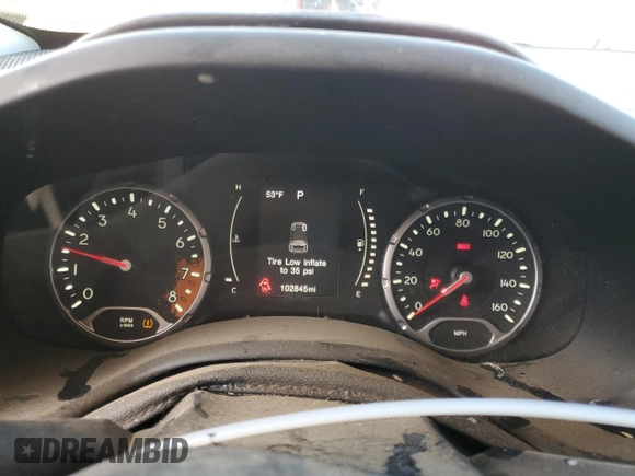 2015 Jeep Renegade Sport with VIN ZACCJBAT5FPB48114, listed as a Copart auction lot 45541135 with 102,845 mi miles and Salvage Title. Bid and sale history available at DreamBid. Image 9.