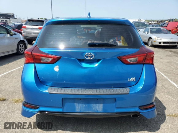 2016 Scion iM with VIN JTNKARJE1GJ518218, listed as a Copart auction lot 56655895 with 107,115 mi miles and Salvage title. Bid and sale history available at DreamBid. Image 6.