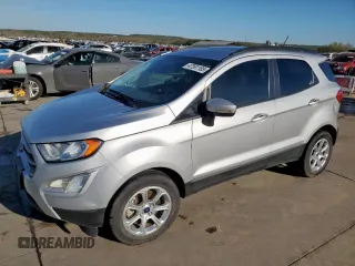 2020 Ford EcoSport SE with VIN MAJ3S2GE5LC382202, listed as a Copart auction lot 47591185 with 59,811 mi miles and Clean Title. Bid and sale history available at carsss.com. Image 1.