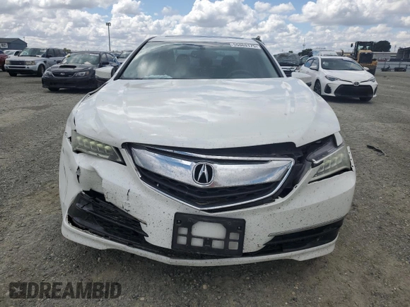 2016 Acura TLX with VIN 19UUB1F31GA003854, listed as a Copart auction lot 56863175 with 82,244 mi miles and Salvage title. Bid and sale history available at DreamBid. Image 5.