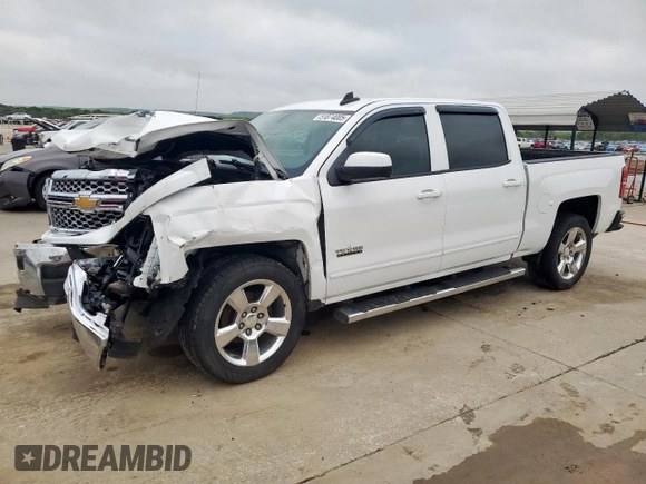 2015 Chevrolet Silverado 1500 LT with VIN 3GCPCREC6FG430293, listed as a Copart auction lot 51074005 with 82,945 mi miles and Salvage Title. Bid and sale history available at DreamBid. Image 1.