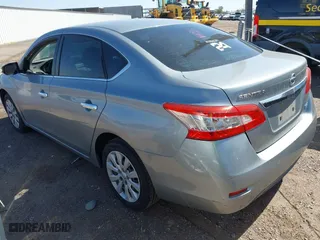 2013 Nissan Sentra SR with VIN 3N1AB7AP8DL775256, listed as a IAAI auction lot 41766105 with 144,583 mi miles. Bid and sale history available at carsss.com. Image 3.
