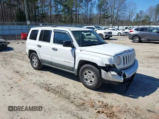 2011 Jeep Patriot Sport with VIN 1J4NT1GA1BD224580, listed as a IAAI auction lot 41670038 with 126,298 mi miles and . Bid and sale history available at carsss.com. Image 1.