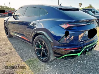 2019 Lamborghini Urus z VIN ZPBUA1ZL7KLA02968, wystawiony jako Copart lot #60992945 z przebiegiem 9 750 mil mil oraz Szkoda całkowita • Salvage title. Historia ofert i sprzedaży dostępna na DreamBid. Obrazek 3.