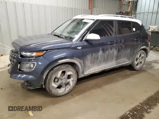2022 Hyundai Venue Limited z VIN KMHRC8A37NU153198, wystawiony jako Copart lot #42624385 z przebiegiem 33 185 mil mil oraz Szkoda całkowita • Salvage title. Historia ofert i sprzedaży dostępna na DreamBid. Obrazek 1.