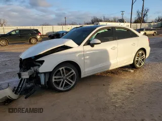2018 Audi A3 Sedan Premium with VIN WAUAUGFF2J1000572, listed as a Copart auction lot 81092913 with 0 mi miles. Bid and sale history available at carsss.com. Image 1.