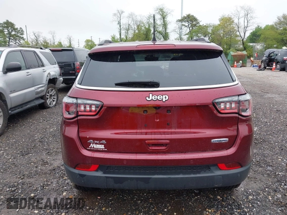 2021 Jeep Compass Latitude with VIN 3C4NJDBB1MT597693, listed as a IAAI auction lot 42187958 with 10,454 mi miles and . Bid and sale history available at DreamBid. Image 15.