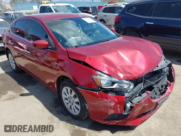 2017 Nissan Sentra S with VIN 3N1AB7AP6HY404508, listed as a IAAI auction lot 41943134 with 54,649 mi miles and . Bid and sale history available at carsss.com. Image 1.