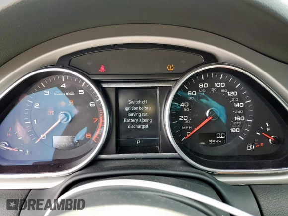 2015 Audi Q7 S line Prestige с VIN WA1DGAFE1FD018976, выставлен на аукционе Copart как лот 62018645 с пробегом 99 441 миль миль и Списание • Salvage title. История ставок и продаж доступна на DreamBid. Изображение 9.