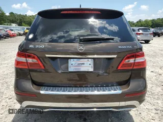2014 Mercedes-Benz M 350 with VIN 4JGDA2EB6EA376638, listed as a Copart auction lot 61662785 with 87,328 mi miles and Salvage title. Bid and sale history available at DreamBid. Image 6.