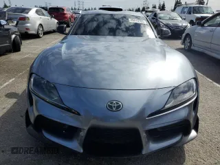 2021 Toyota GR Supra 2.0 with VIN WZ1DB2C07MW039661, listed as a Copart auction lot 49419705 with 15,102 mi miles and Salvage Title. Bid and sale history available at carsss.com. Image 5.
