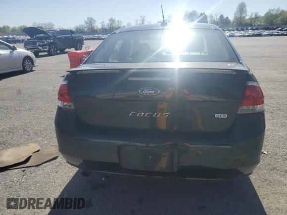2008 Ford Focus SE with VIN 1FAHP35N38W288938, listed as a Copart auction lot 54847375 with 205,580 mi miles and Salvage Title. Bid and sale history available at DreamBid. Image 6.