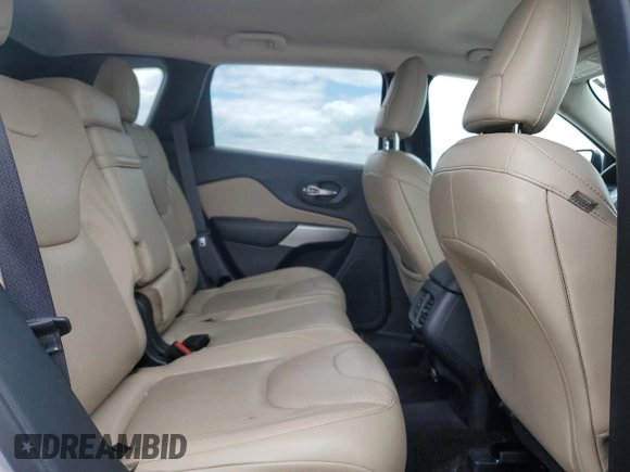 2017 Jeep Cherokee Limited с VIN 1C4PJLDB0HW619554, выставлен на аукционе Copart как лот 58016145 с пробегом Не указан миль и Списание • Salvage title. История ставок и продаж доступна на DreamBid. Изображение 11.