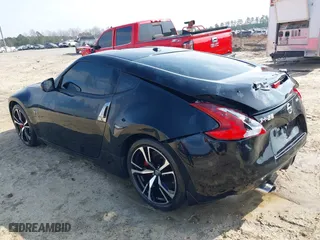2020 Nissan 370Z Coupe with VIN JN1AZ4EH2LM822220, listed as a IAAI auction lot 41500687 with 36,261 mi miles. Bid and sale history available at carsss.com. Image 3.