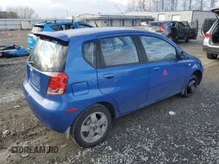 2006 Chevrolet Aveo LT with VIN KL1TG66696B590159, listed as a Copart auction lot 45718405 with 77,786 mi miles and Salvage title. Bid and sale history available at DreamBid. Image 3.
