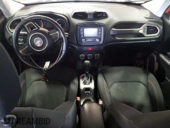 2016 Jeep Renegade Latitude with VIN ZACCJABT9GPC65026, listed as a Copart auction lot 54044685 with 125,730 mi miles and Salvage Title. Bid and sale history available at DreamBid. Image 8.
