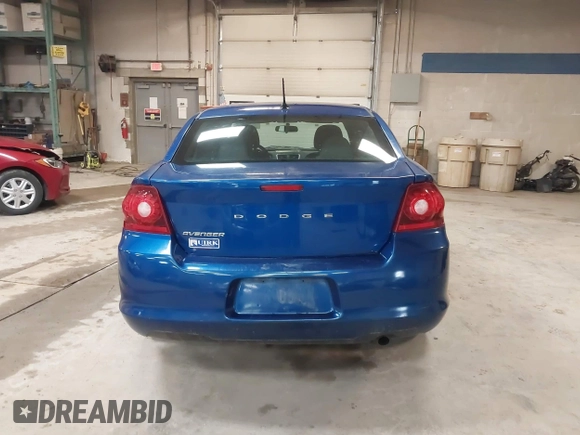 2012 Dodge Avenger SE with VIN 1C3CDZAB2CN275242, listed as a IAAI auction lot 42159958 with 176,650 mi miles and . Bid and sale history available at carsss.com. Image 15.