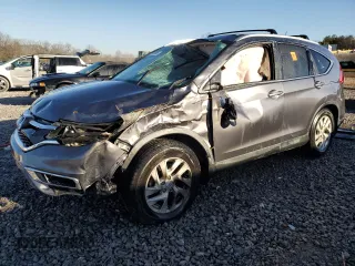 2015 Honda CR-V EX-L with VIN 2HKRM3H74FH523077, listed as a Copart auction lot 43620665 with Not Provided miles and Salvage Title. Bid and sale history available at carsss.com. Image 1.