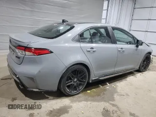 2022 Toyota Corolla SE with VIN 5YFS4MCE9NP115141, listed as a Copart auction lot 47592015 with 26,835 mi miles and Salvage Title. Bid and sale history available at DreamBid. Image 3.
