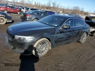 2019 BMW 5 Series 530i xDrive with VIN WBAJA7C58KG911167, listed as a Copart auction lot 46672105 with 69,161 mi miles and Salvage Title. Bid and sale history available at DreamBid. Image 1.