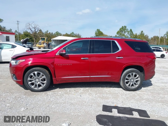 2021 Chevrolet Traverse Premier with VIN 1GNERKKW9MJ199825, listed as a IAAI auction lot 41369691 with 49,583 mi miles. Bid and sale history available at carsss.com. Image 14.