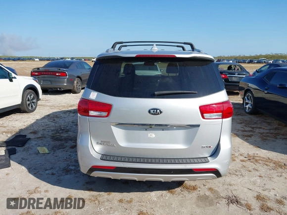 2018 Kia Sedona SX-L with VIN KNDME5C11J6366455, listed as a IAAI auction lot 40508393 with 1 mi miles. Bid and sale history available at carsss.com. Image 15.