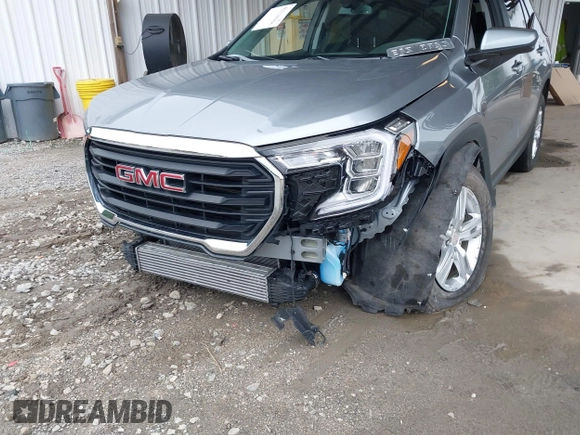 2024 GMC Terrain SLE with VIN 3GKALTEG7RL346411, listed as a IAAI auction lot 42338008 with 18,281 mi miles and . Bid and sale history available at DreamBid. Image 6.