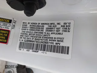 2012 Honda CR-V EX-L с VIN 5J6RM4H7XCL042905, выставлен на аукционе IAAI как лот 42500256 с пробегом 104 704 миль миль и . История ставок и продаж доступна на DreamBid. Изображение 9.
