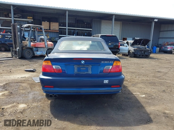 2001 BMW 3 Series 330Ci with VIN WBABS53451EV85982, listed as a IAAI auction lot 41658343 with 66,547 mi miles and . Bid and sale history available at carsss.com. Image 16.
