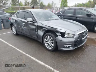 2016 Infiniti Q50 Premium z VIN JN1EV7AR1GM344827, wystawiony jako IAAI lot #41953405 z przebiegiem 123 952 mil mil oraz . Historia ofert i sprzedaży dostępna na DreamBid. Obrazek 1.