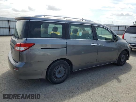 2014 Nissan Quest SV with VIN JN8AE2KP0E9107827, listed as a Copart auction lot 53462535 with Not Provided miles and Clean Title. Bid and sale history available at carsss.com. Image 3.