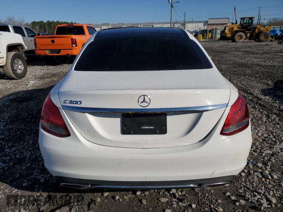 2018 Mercedes-Benz C with VIN 55SWF4JB6JU246892, listed as a Copart auction lot 48418205 with Not Provided miles and Salvage Title. Bid and sale history available at carsss.com. Image 6.