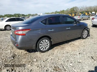 2015 Nissan Sentra SV with VIN 3N1AB7AP8FL695877, listed as a Copart auction lot 50510105 with 143,883 mi miles and Salvage Title. Bid and sale history available at carsss.com. Image 3.