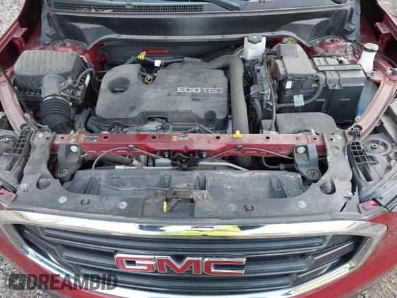 2020 GMC Terrain SLE with VIN 3GKALTEV2LL172754, listed as a IAAI auction lot 41834716 with 44,999 mi miles. Bid and sale history available at carsss.com. Image 10.
