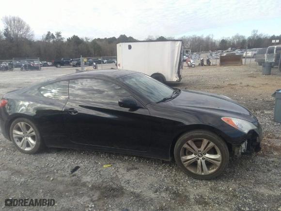 2012 Hyundai Genesis Coupe 2.0T R-Spec with VIN KMHHT6KD8CU067595, listed as a IAAI auction lot 41647278 with NaN miles. Bid and sale history available at carsss.com. Image 13.