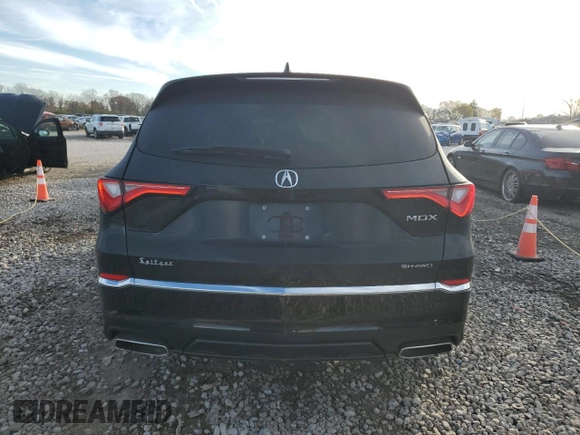 2022 Acura MDX with VIN 5J8YE1H39NL037080, listed as a Copart auction lot 79623834 with 42,271 mi miles and Salvage Title. Bid and sale history available at carsss.com. Image 6.