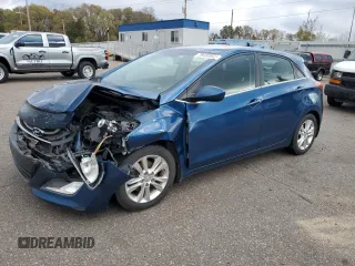 2013 Hyundai Elantra GT with VIN KMHD35LEXDU152018, listed as a Copart auction lot 79480844 with 123,201 mi miles and Salvage Title. Bid and sale history available at carsss.com. Image 1.