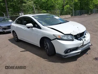 2015 Honda Civic EX-L z VIN 19XFB2F98FE274326, wystawiony jako IAAI lot #42216669 z przebiegiem Nie podano mil oraz . Historia ofert i sprzedaży dostępna na DreamBid. Obrazek 1.