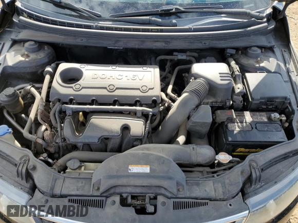 2012 Kia Forte LX with VIN KNAFT4A22C5475856, listed as a Copart auction lot 66138784 with 0 mi miles and Salvage Title. Bid and sale history available at carsss.com. Image 11.