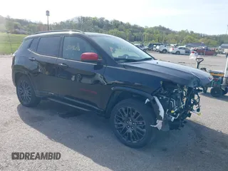 2023 Jeep Compass (RED) Edition with VIN 3C4NJDCN8PT502589, listed as a IAAI auction lot 39114686 with 16,116 mi miles and . Bid and sale history available at DreamBid. Image 1.