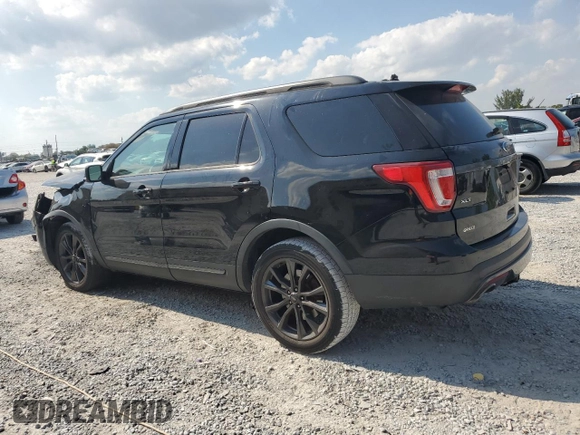 2017 Ford Explorer XLT with VIN 1FM5K7D81HGC29682, listed as a Copart auction lot 53602095 with 102,496 mi miles and Salvage Title. Bid and sale history available at DreamBid. Image 2.