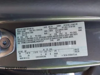 2021 Ford Escape SEL с VIN 1FMCU0H68MUA09727, выставлен на аукционе IAAI как лот 41961676 с пробегом 147 367 миль миль и . История ставок и продаж доступна на DreamBid. Изображение 9.