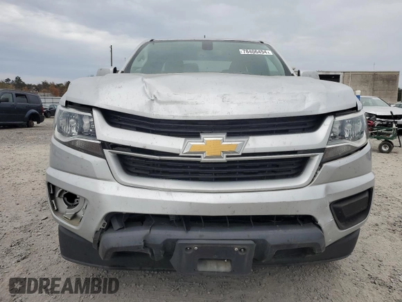 2020 Chevrolet Colorado 2WD Work Truck with VIN 1GCHSBEN7L1143846, listed as a Copart auction lot 78406494 with 76,582 mi miles and Salvage title. Bid and sale history available at DreamBid. Image 5.