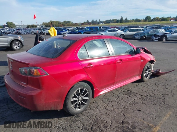 2015 Mitsubishi Lancer SE with VIN JA32V2FW7FU024779, listed as a IAAI auction lot 40681839 with Not Provided miles. Bid and sale history available at carsss.com. Image 4.