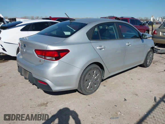 2020 Kia Rio LX with VIN 3KPA24AD5LE307716, listed as a IAAI auction lot 41774665 with 16,741 mi miles and . Bid and sale history available at DreamBid. Image 4.