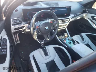 2023 BMW M3 Competition xDrive with VIN WBS43AY02PFP93353, listed as a Copart auction lot 82928274 with 21,135 mi miles and Salvage Title. Bid and sale history available at carsss.com. Image 8.