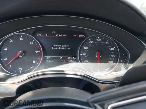 2014 Audi A6 Prestige with VIN WAUHGAFC9EN027338, listed as a IAAI auction lot 42377190 with 164,427 mi miles and . Bid and sale history available at DreamBid. Image 7.