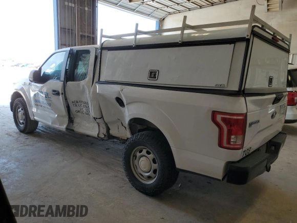 2017 Ford F-150 XL with VIN 1FTEX1CF0HKE13821, listed as a Copart auction lot 52849845 with 104,052 mi miles and Salvage Title. Bid and sale history available at carsss.com. Image 2.
